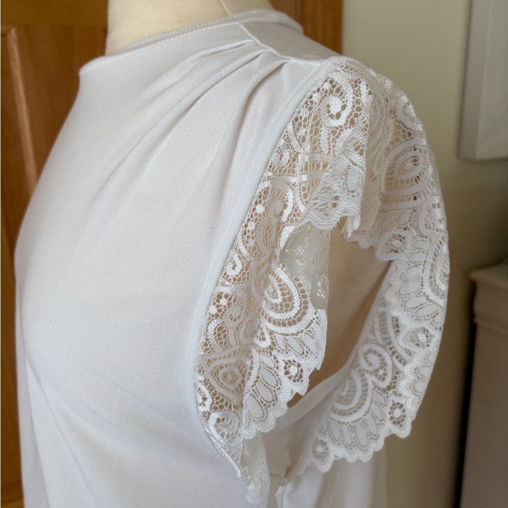 🤍Halogen 🤍 white blouse, size M